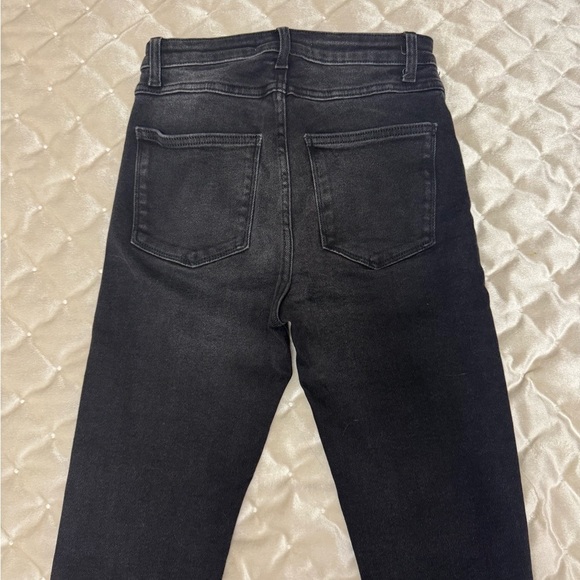 Zara Charcoal Denim High-Waist Jeans - Picture 5 of 6